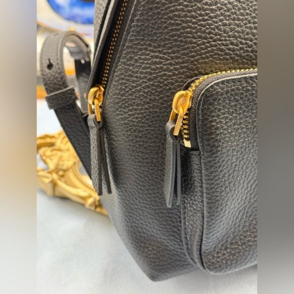 🆕 OROTON 🧿 NWOT Lilly Small Backpack, Black Leather - Picture 9 of 16